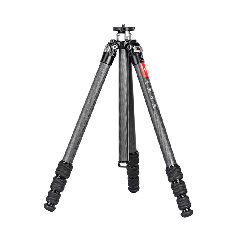 T2840CE Explorer Series Carbon Fiber Tripod with Center Column, 4 Leg Sections, Top Tube Diameter 28mm