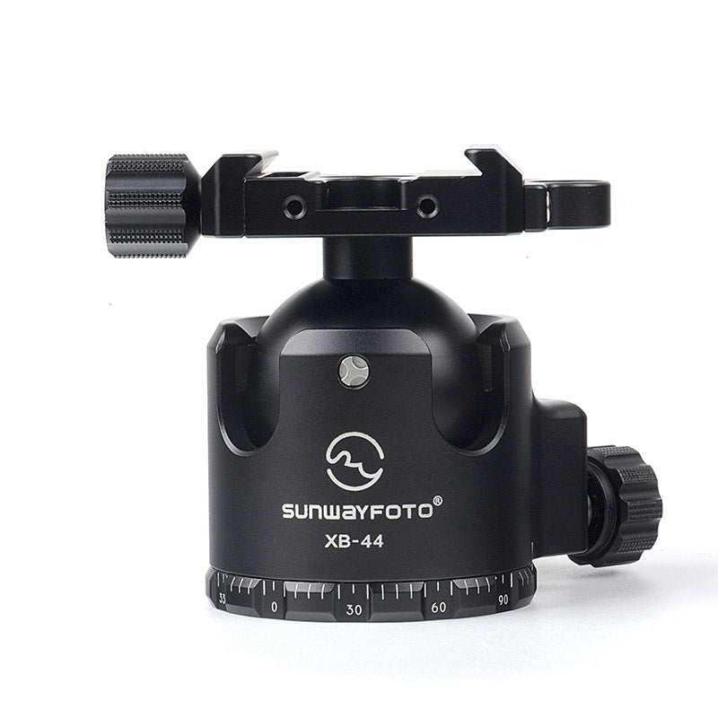 XB-44 44mm Ballhead Low Profile Camera Mount for Tripod,XB Low-Profile Ball Head with Screw Knob Clamp DDC-50X