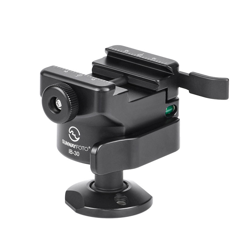 IB-30 Low Profile Inverted Ballhead with Picatinny/Nota Arca Swiss Adapter Clamp