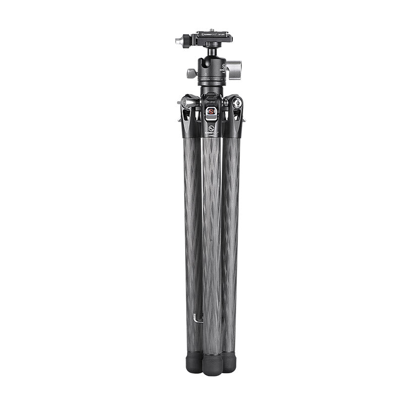 TT2340CE 4-Sections 56.4"(133cm) Tall Carbon Fiber Travel Tripod for Ipad, Phone, DSLR Camera, ideal for vlog photography,