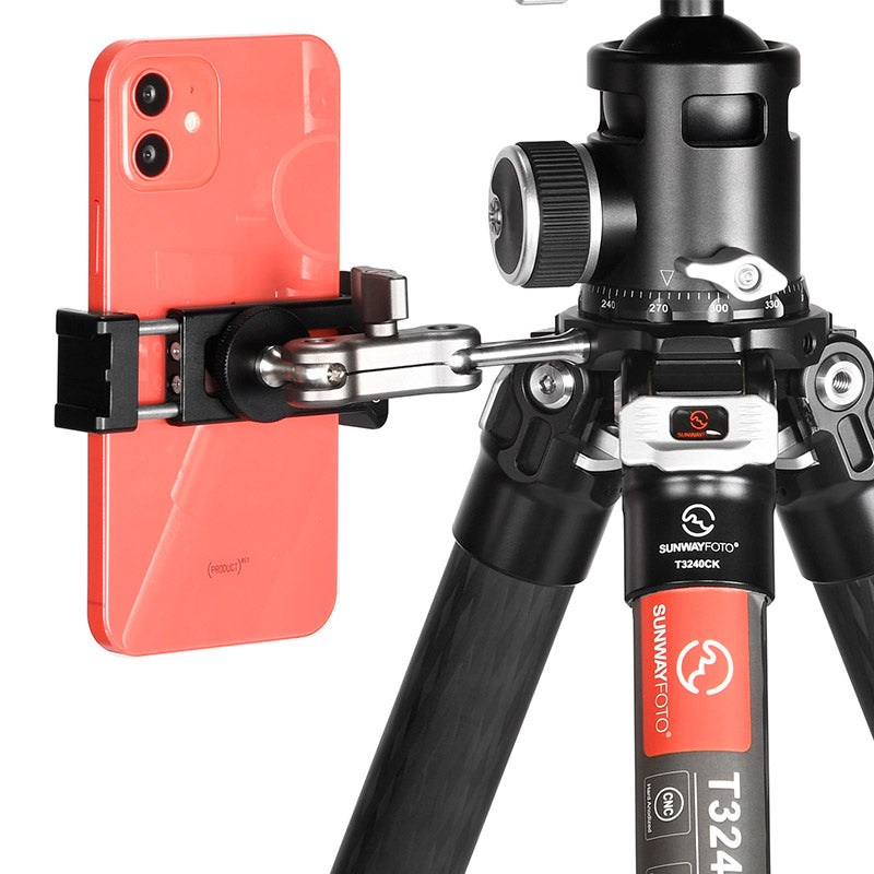 T3240CK	Knight Series Carbon Fiber Tripod, 4 Leg Sections, Top Tube Diameter 32mm
