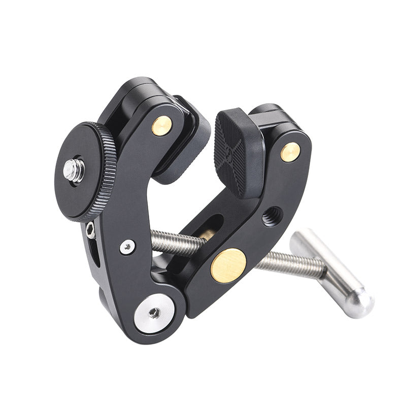 PF-01 Super Clamp for Tripod, DSLR camera, Gopro, Phone and Magic Arm with high locking strength and adjustable clamping range