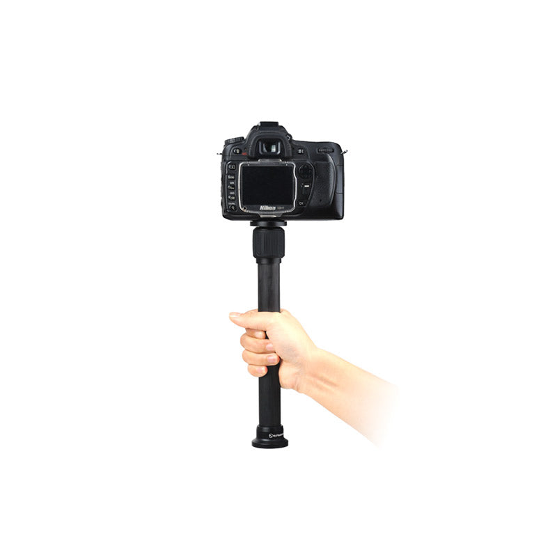 ET-01/ET-02 24mm,Carbon Fiber Tripod Center Column ,Monopod Extender Rod,2 Section Extension Pole for DSLR with 1/4'' and 3/8'' Screw