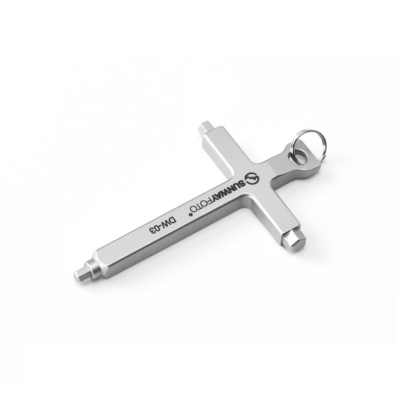 DW-03 Hex Key Wrenches Stainless 2.5/3/4mm Steel Cross necklace