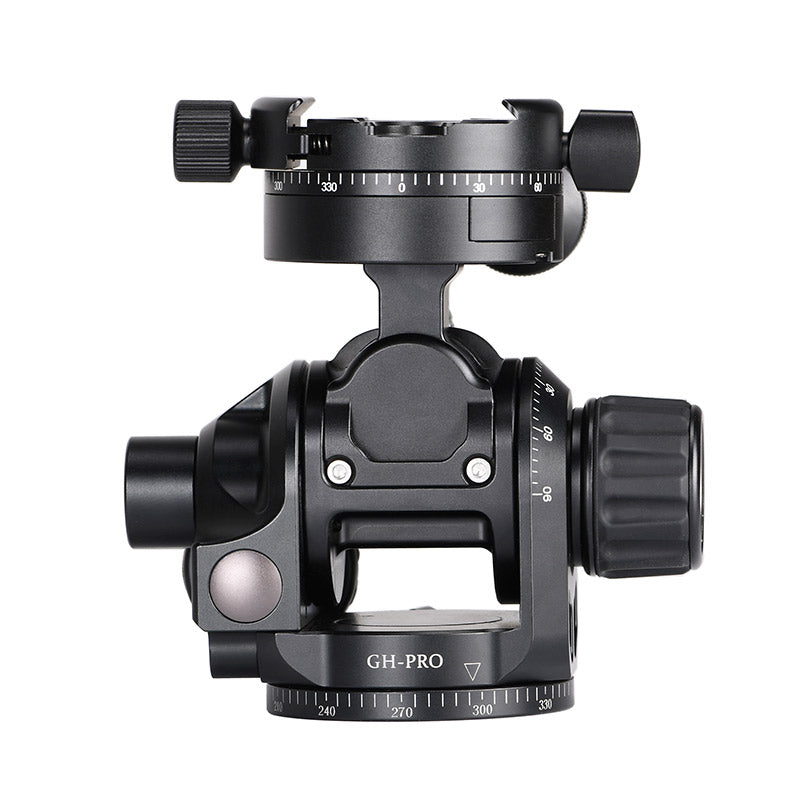 GH-PRO+ Geared Head 3D Independent Adjustment comes with Geared Panning Clamp GC-01