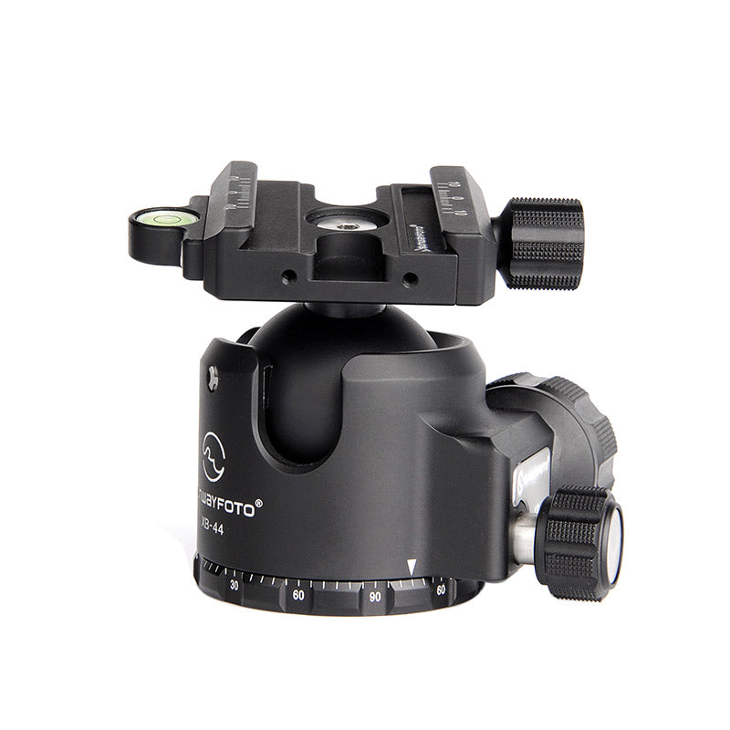 XB-44 44mm Ballhead Low Profile Camera Mount for Tripod,XB Low-Profile Ball Head with Screw Knob Clamp DDC-50X