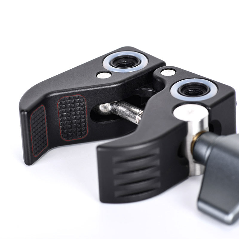 CC-02 Super Clamp for LED Lights ,Magic Arm Clamp for DJI Ronin, Camera Monitor with 1/4" 3/8" Thread Screw