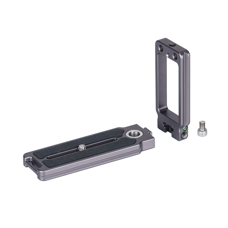 DPL-07 Arca Swiss L-bracket for DSLR Camera with QD Sling Swivel Socket, Universal L Plate
