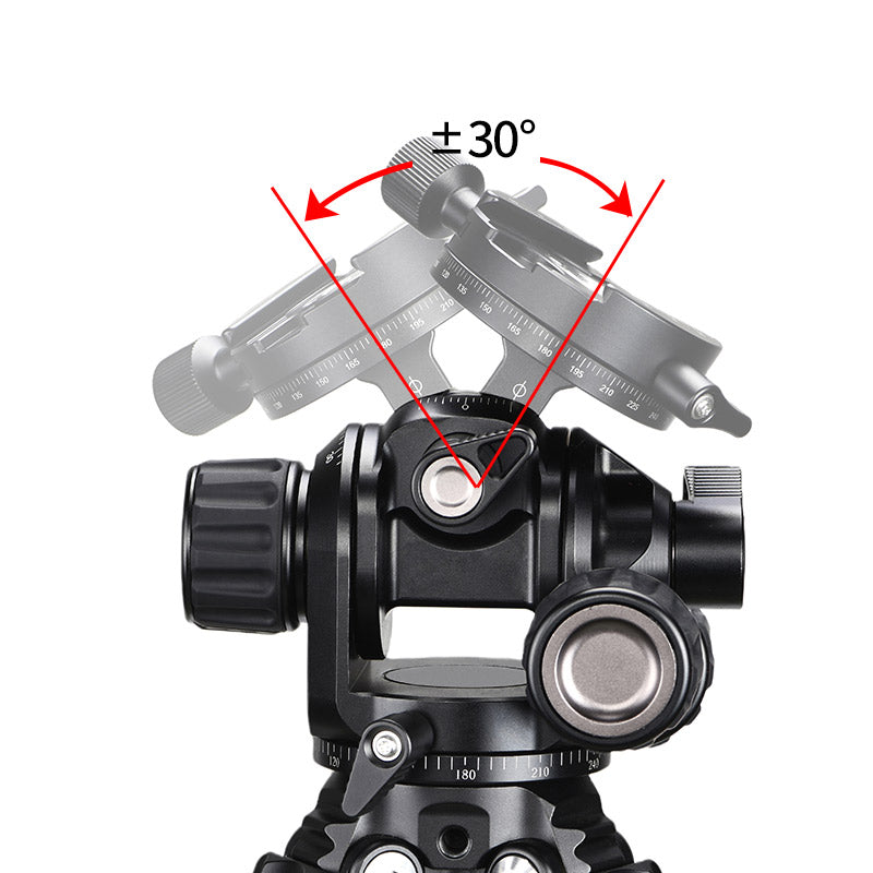 GH-PRO 3-Way Geared Tripod Head Include Arca Swiss Plate DP-60G