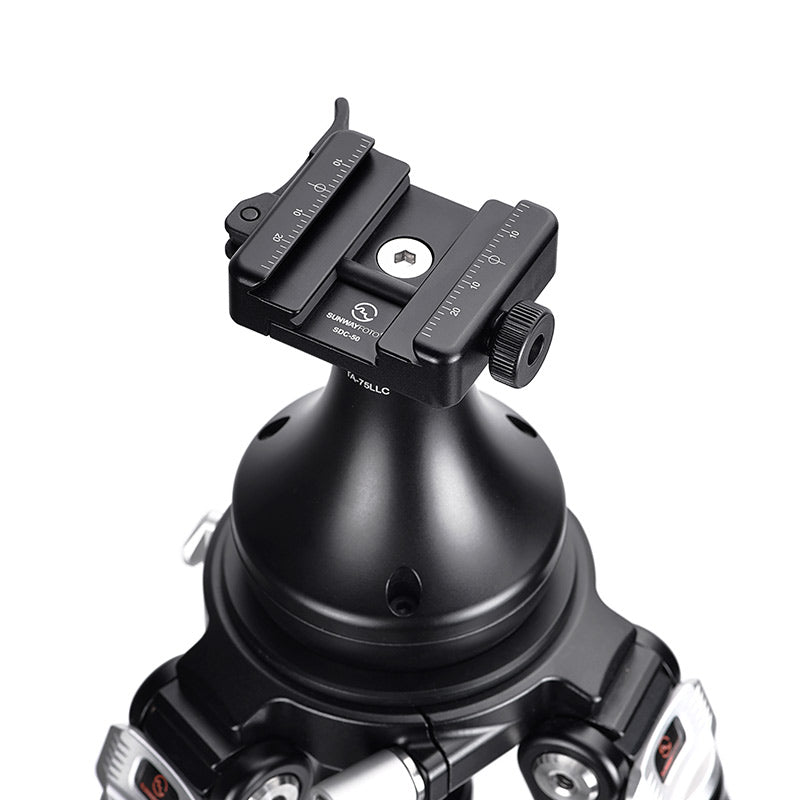 TA-75LLC 75mm Tripod Half Ball Bowl Adapter with Clamp