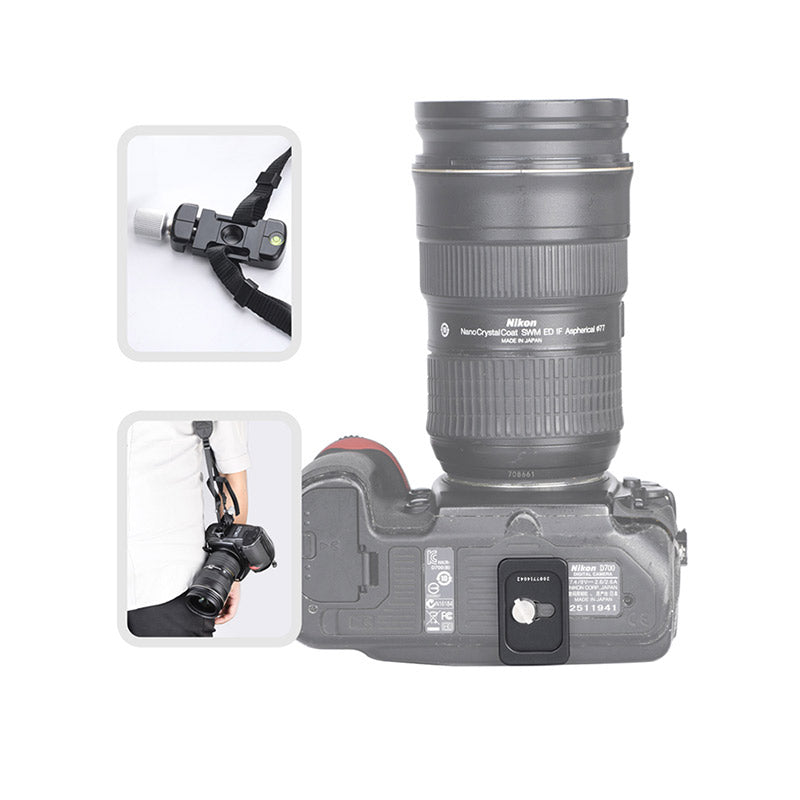 DDC-26LT QR-Plate+Clamp combo Compatible with Arca/RRS QR Plate (26mm) Screw-knob Clamp Aluminum Material