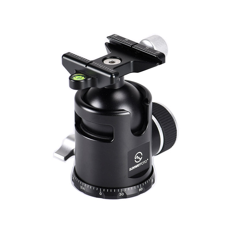 EB-44 44mm Tripod Ball Head with Arca Swiss Plate for DSLR,Load 40lb/18kg,Epic Series Traveller Ballhead