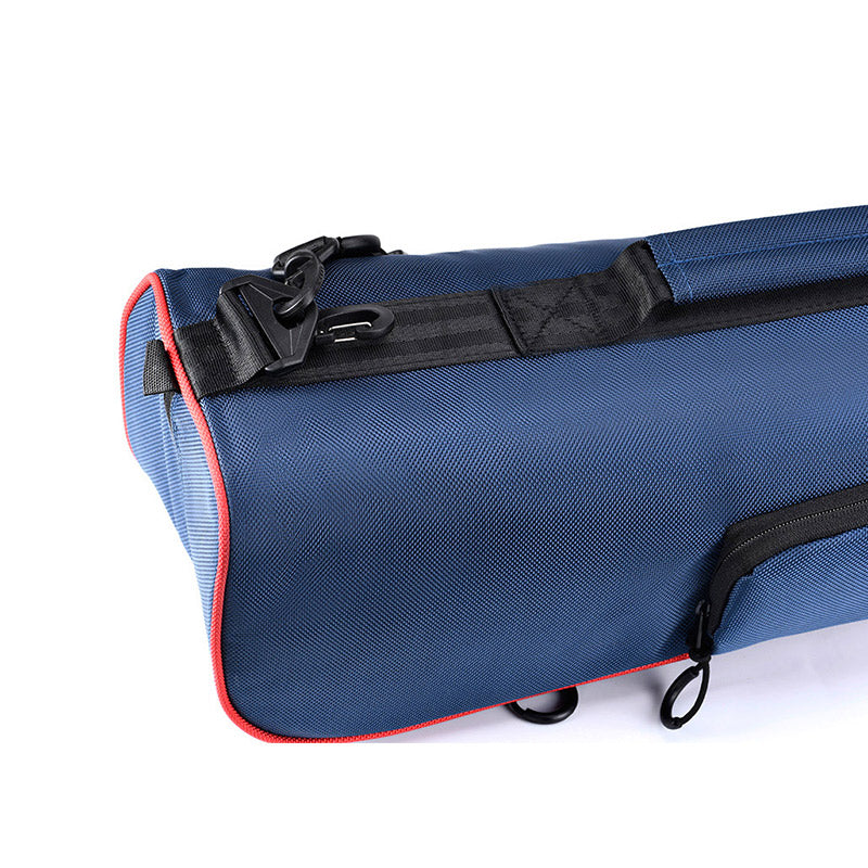 Tripod Carrying Case - Heavy Duty Nylon Bag with Shoulder Straps and Handles - Compact Case with Full Length Zippered Closure Plus External Pocket Fits Tripod with Head  21/22/25 Inches