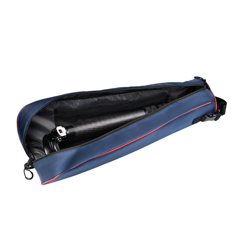Tripod Carrying Case - Heavy Duty Nylon Bag with Shoulder Straps and Handles - Compact Case with Full Length Zippered Closure Plus External Pocket Fits Tripod with Head  21/22/25 Inches