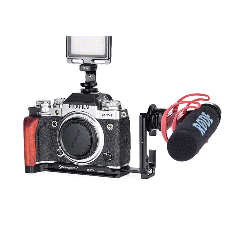 PFL-XT4 L Plate Hand Grip Quick Release Plate for Fujifilm X-T4 Aluminum Alloy L-bracket