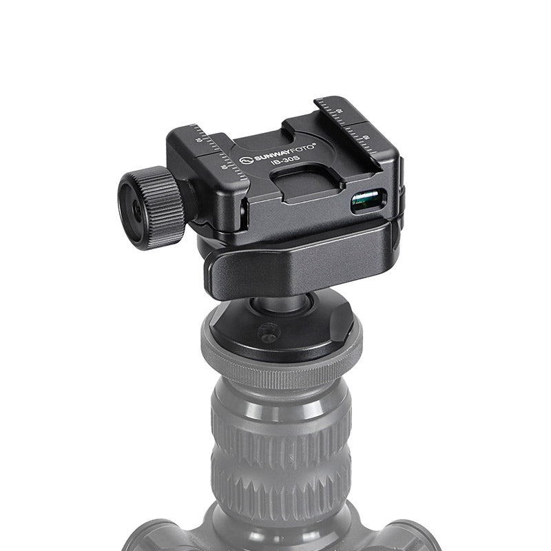 IB-30S Inverted Ball Head for Rifle Tripod with QR Plate Load 40lb(18KG)
