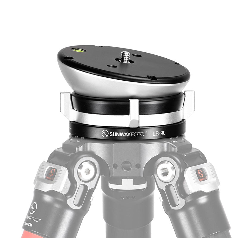 LB-90 90mm Leveling Base Head for Tripod 55lbs/25kgs Load Capacity