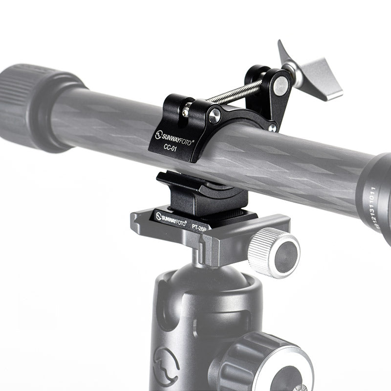 CC-01T Adjustable Super Clamp with QR Plate for Phone, DJI OSMO, Gopro Bike Clamp