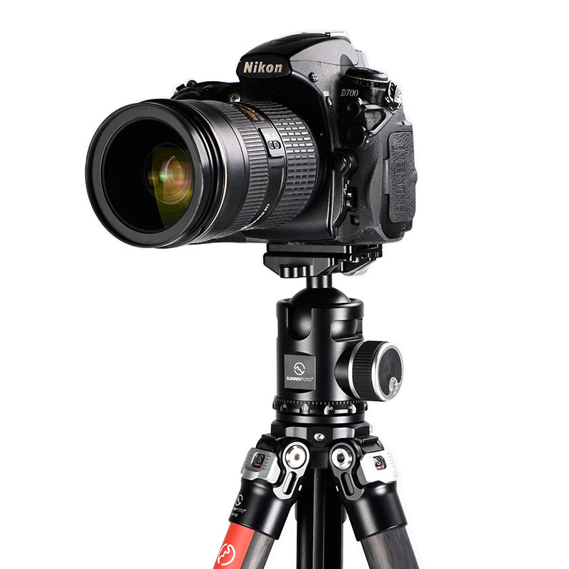 EB-44 44mm Tripod Ball Head with Arca Swiss Plate for DSLR,Load 40lb/18kg,Epic Series Traveller Ballhead