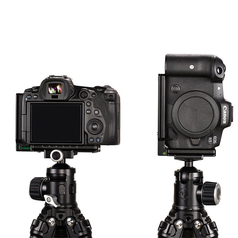 DPL-08 Arca Swiss L-bracket for DSLR Camera with QD Sling Swivel Socket, Universal L Plate