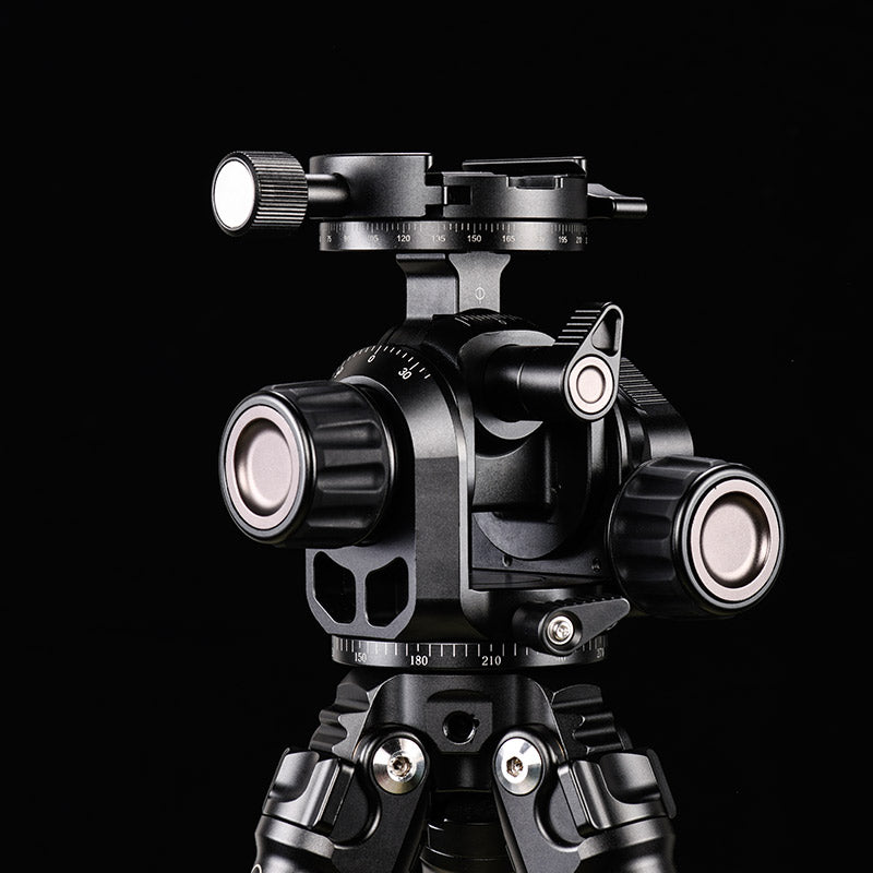 GH-PRO 3-Way Geared Tripod Head Include Arca Swiss Plate DP-60G