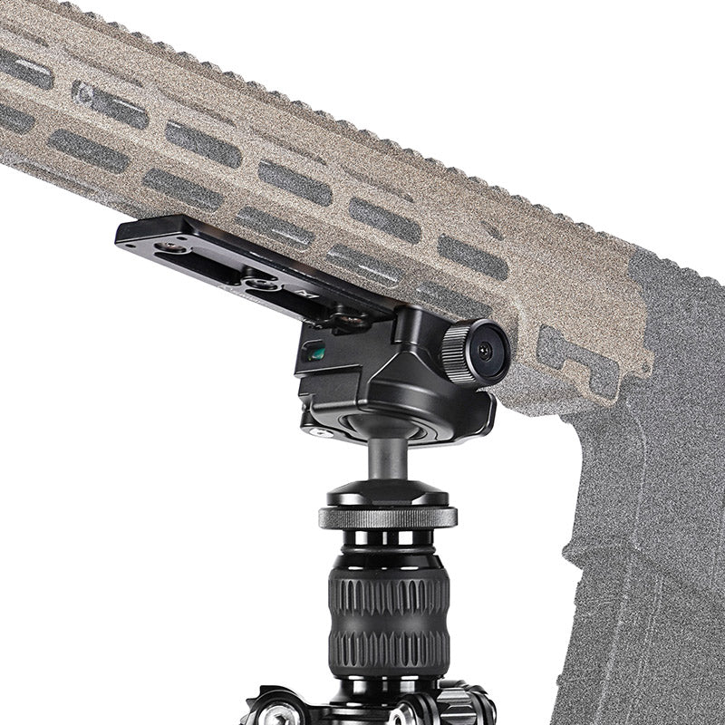 IB-30S Inverted Ball Head for Rifle Tripod with QR Plate Load 40lb(18KG)