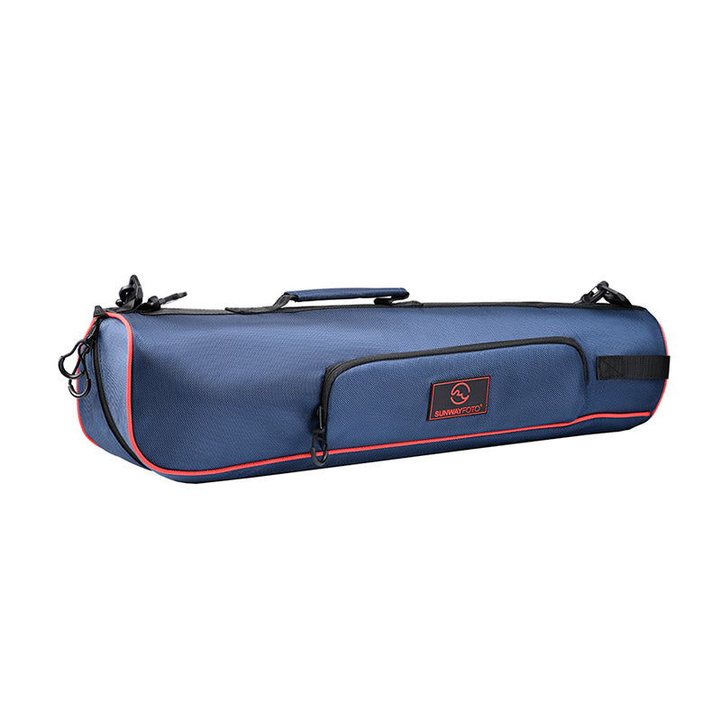 Tripod Carrying Case - Heavy Duty Nylon Bag with Shoulder Straps and Handles - Compact Case with Full Length Zippered Closure Plus External Pocket Fits Tripod with Head  21/22/25 Inches