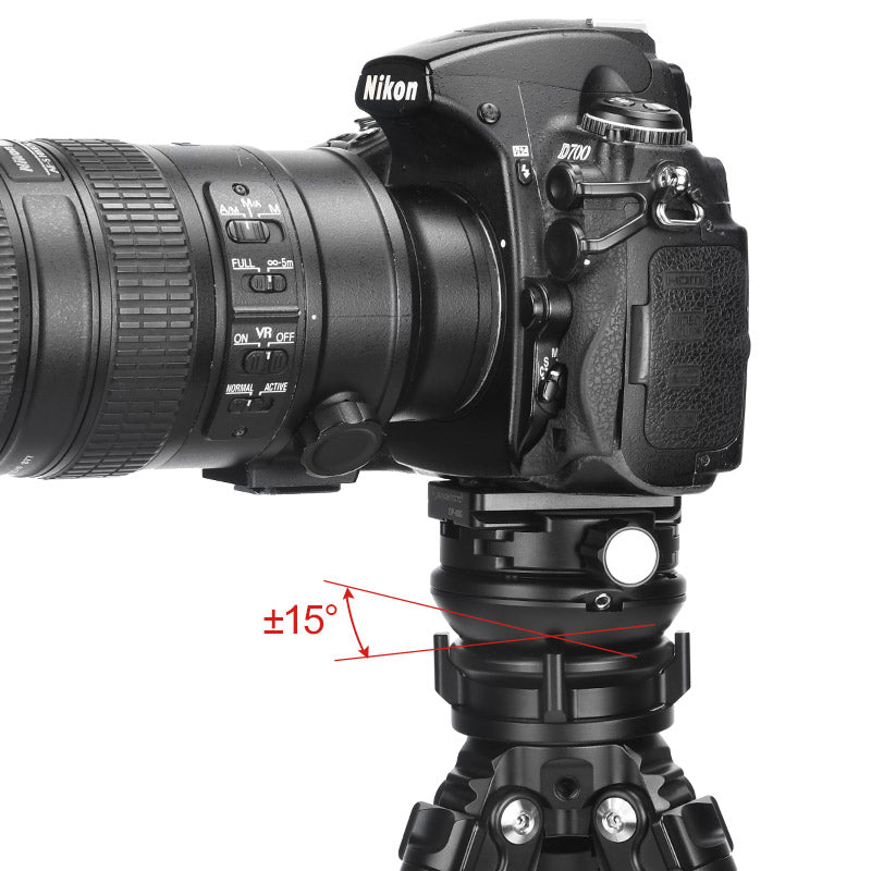 LB-68 68mm Leveling Base Head for Tripod 22lbs/10kgs Load Capacity