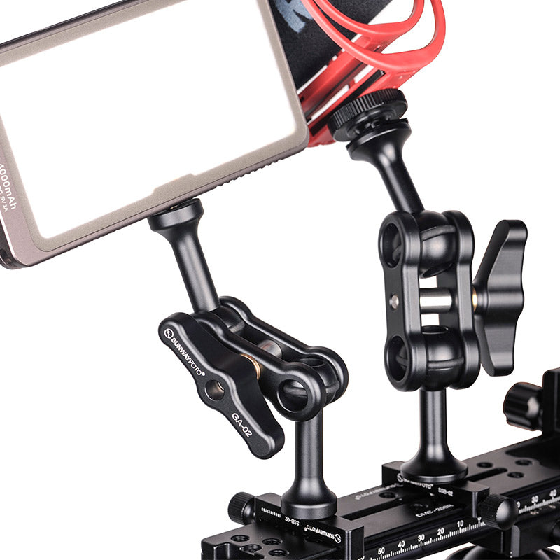 GA-02/03 Magic Arm Mount 1/4" Thread Screw for LCD Monitor/LED Lights/Super Clamp