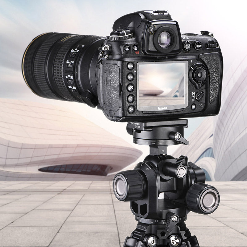 GH-PRO 3-Way Geared Tripod Head Include Arca Swiss Plate DP-60G
