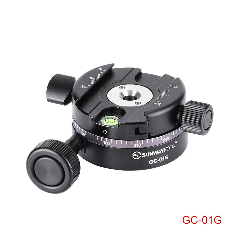 SUNWAYFOTO GC-01G 58mm Panoramic Arca Swiss Geared Clamp for Tripod Geared Head