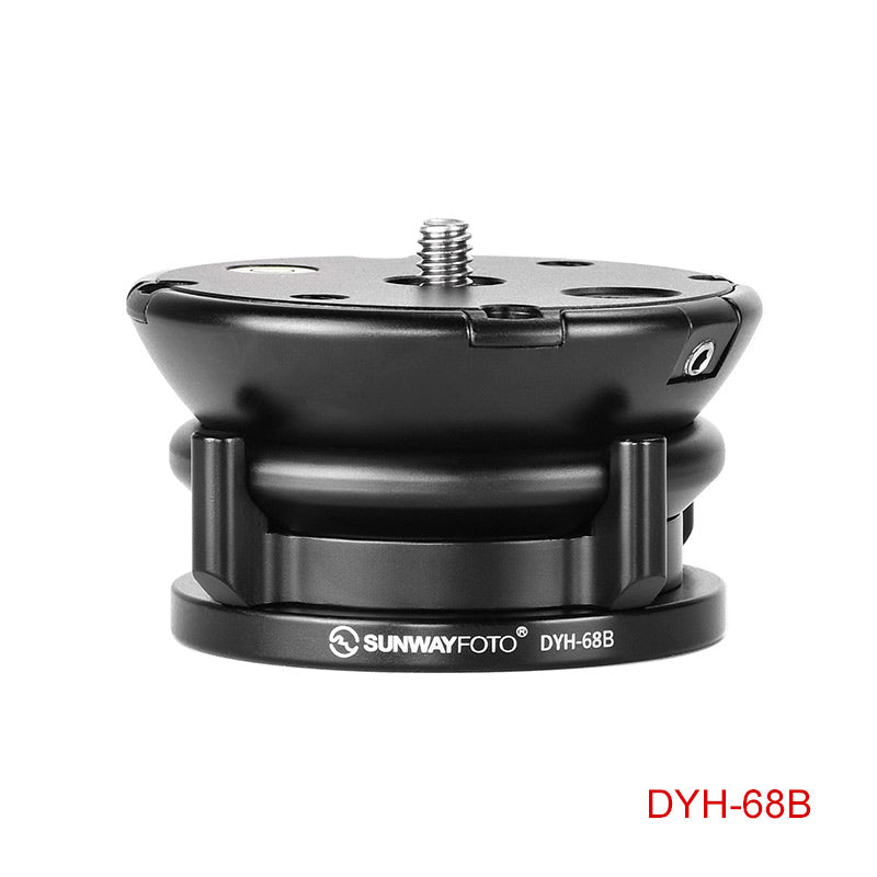 DYH-68  68mm Leveling Base Tripod Heads Load 22lb.(10kgs) +/-15° Tilt