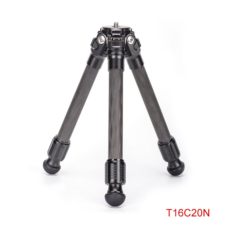 T16C20N Desktop Carbon Fiber Phone Tripod Stand for vlog and Ballhead,2 Sections