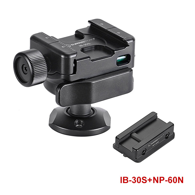 IB-30S Inverted Ball Head for Rifle Tripod with QR Plate Load 40lb(18KG)