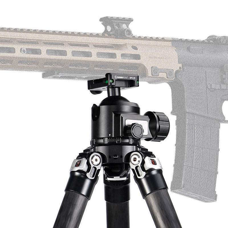 SPC-50 QR Quick Release Clamp Arca Swiss/RRS Dovetail to Picatinny Adapter