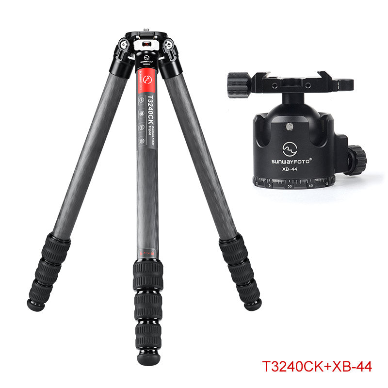 T3240CK	Knight Series Carbon Fiber Tripod, 4 Leg Sections, Top Tube Diameter 32mm