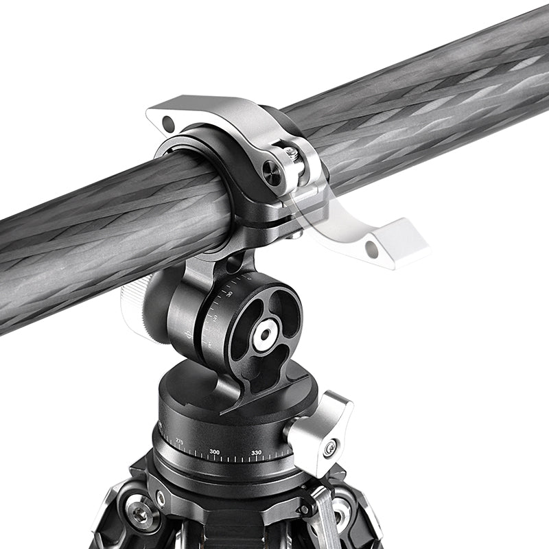 CCB-01 32mm Carbon Tripod overhead arm with 2-way head kit DSLR overhead mount for horizontal shooting