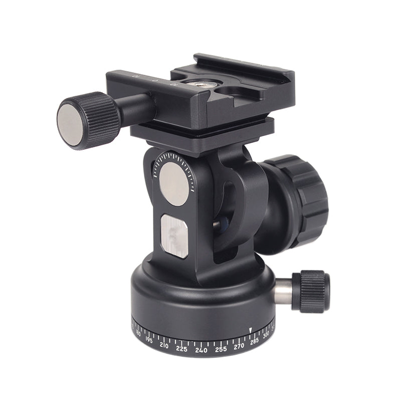 DT-02D50 Tilt Head with Arca Swiss Quick Release Plate DP-60G,Two Way Monopod Head Load 26lb(12Kgs)