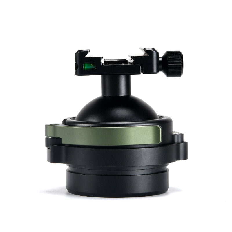IB-65P 65mm Heavy Duty Tipod Ball Head to 75mm Bowl Adapter with Picatinny Nato/Arca Swiss Clamp Load 66lbs(30KG)