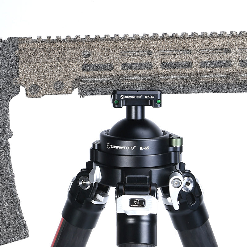 IB-65P 65mm Heavy Duty Tipod Ball Head to 75mm Bowl Adapter with Picatinny Nato/Arca Swiss Clamp Load 66lbs(30KG)