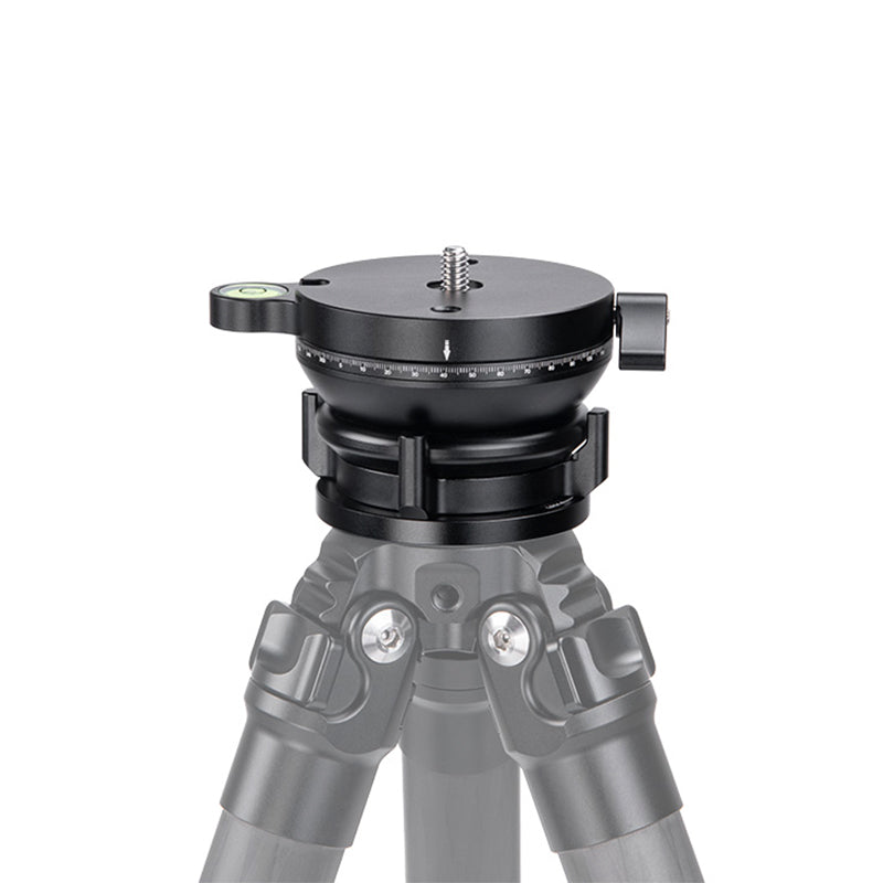 LB-68R 68mm 360°Panoramic Leveling Base Head for Tripod, 22 lbs (10kg) Load Capacity
