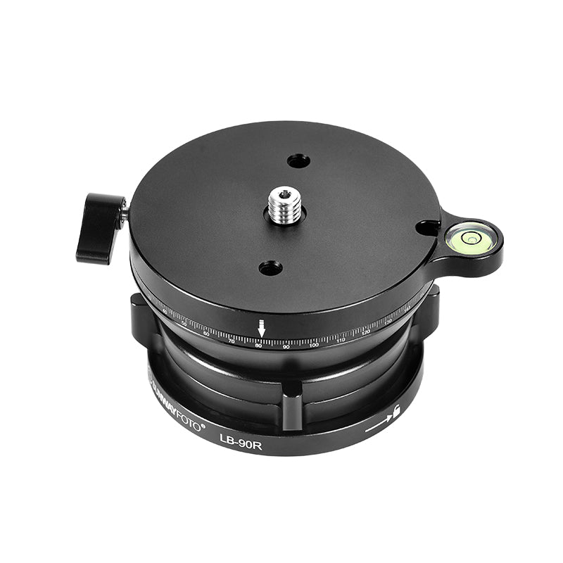SUNWAYFOTO LB-90R 360° Panoramic Leveling base Tripod Head 55 lbs(25kg) Load Capacity