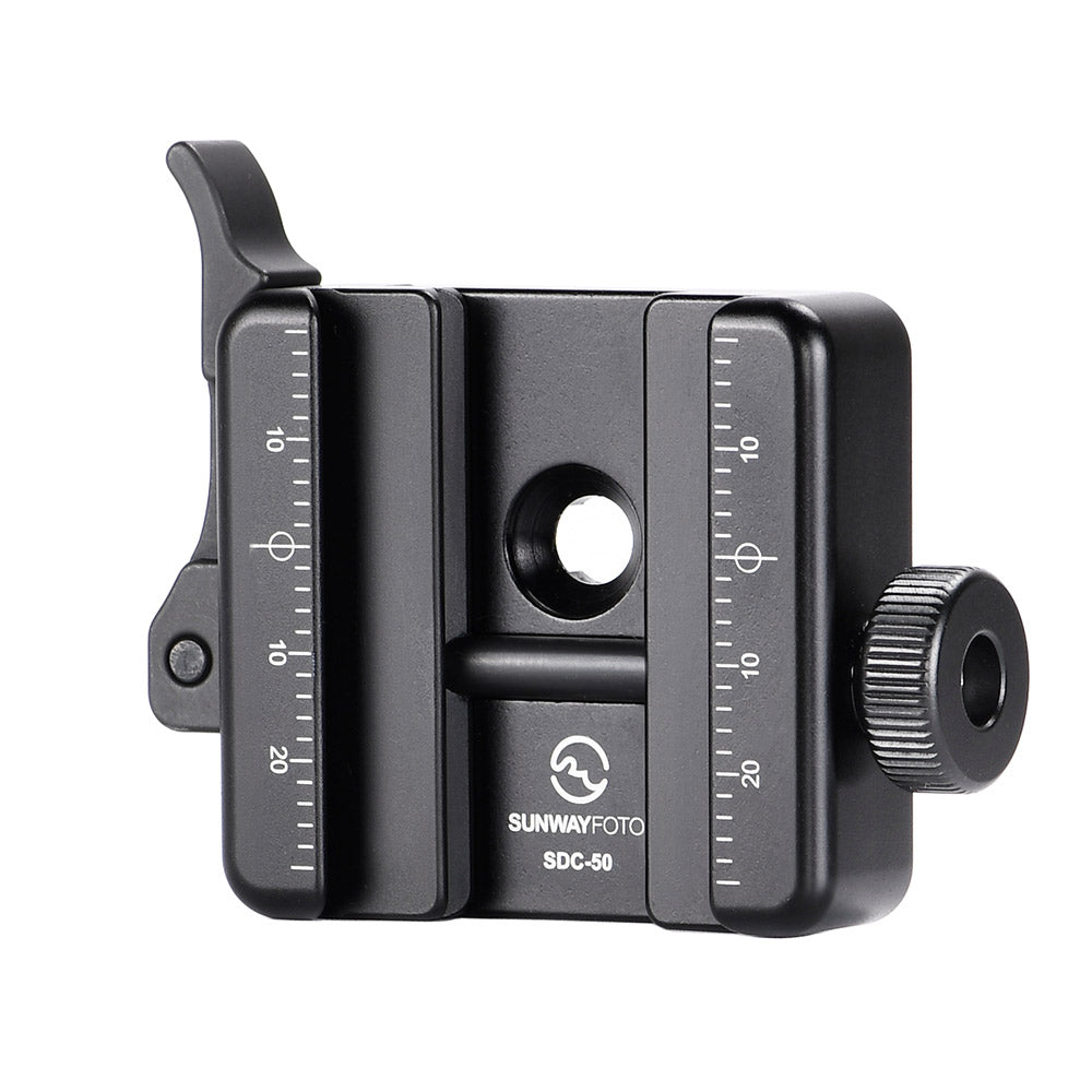 SDC-50 QR Quick Release Clamp Arca Swiss/RRS Dovetail to Picatinny Adapter