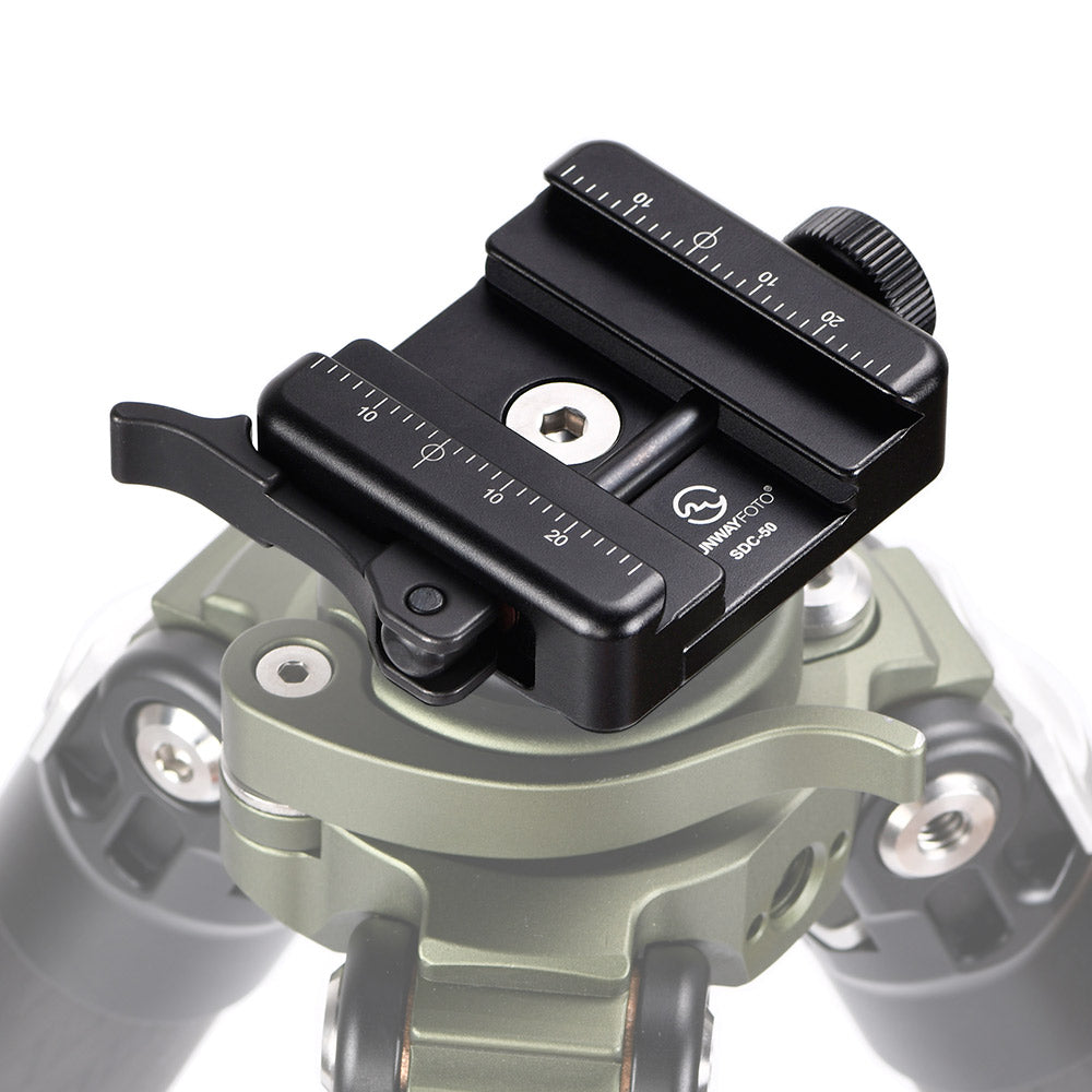 SDC-50 QR Quick Release Clamp Arca Swiss/RRS Dovetail to Picatinny Adapter