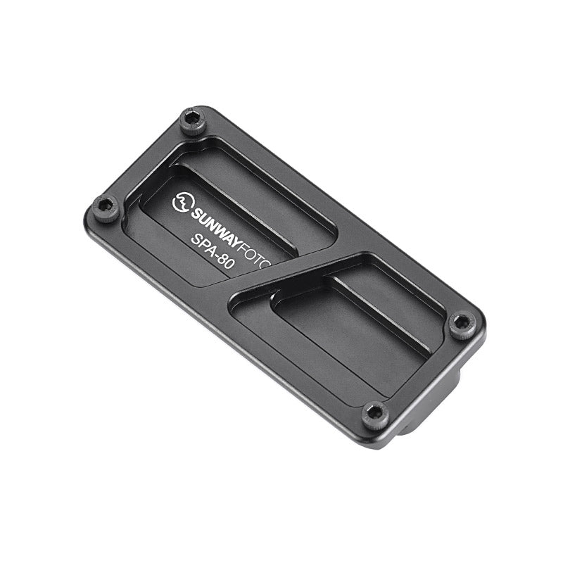 SPA-80/180 Arca Swiss Tripod Dovetail to Picatinny Rail Accessories Adapter