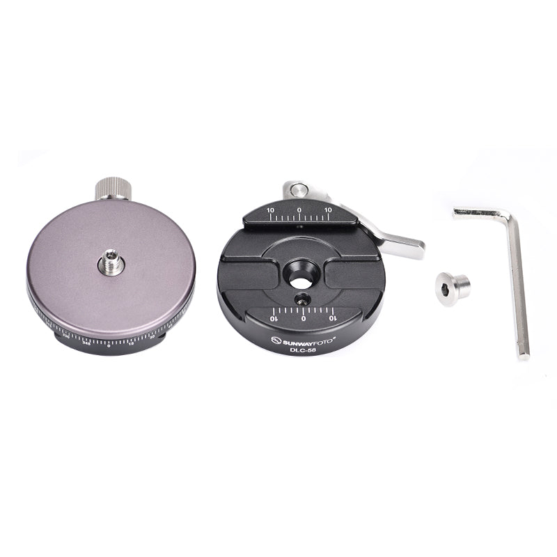 SPB-58T Panning Clamp Arca Swiss Clamp Panoramic Clamp Kit 58mm