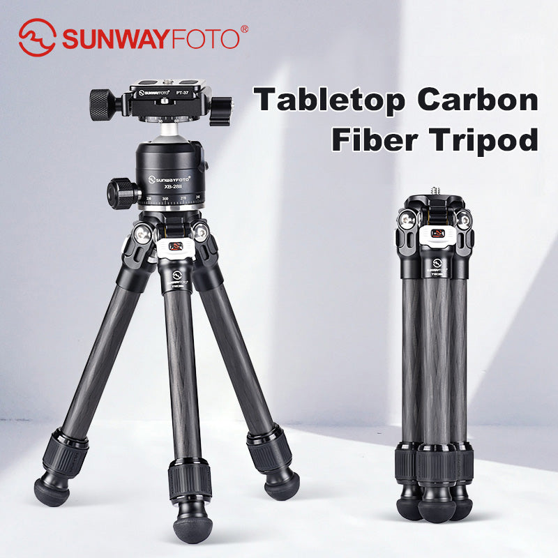 T16C20NII Tabletop Carbon Fiber Tripod,2 Sections