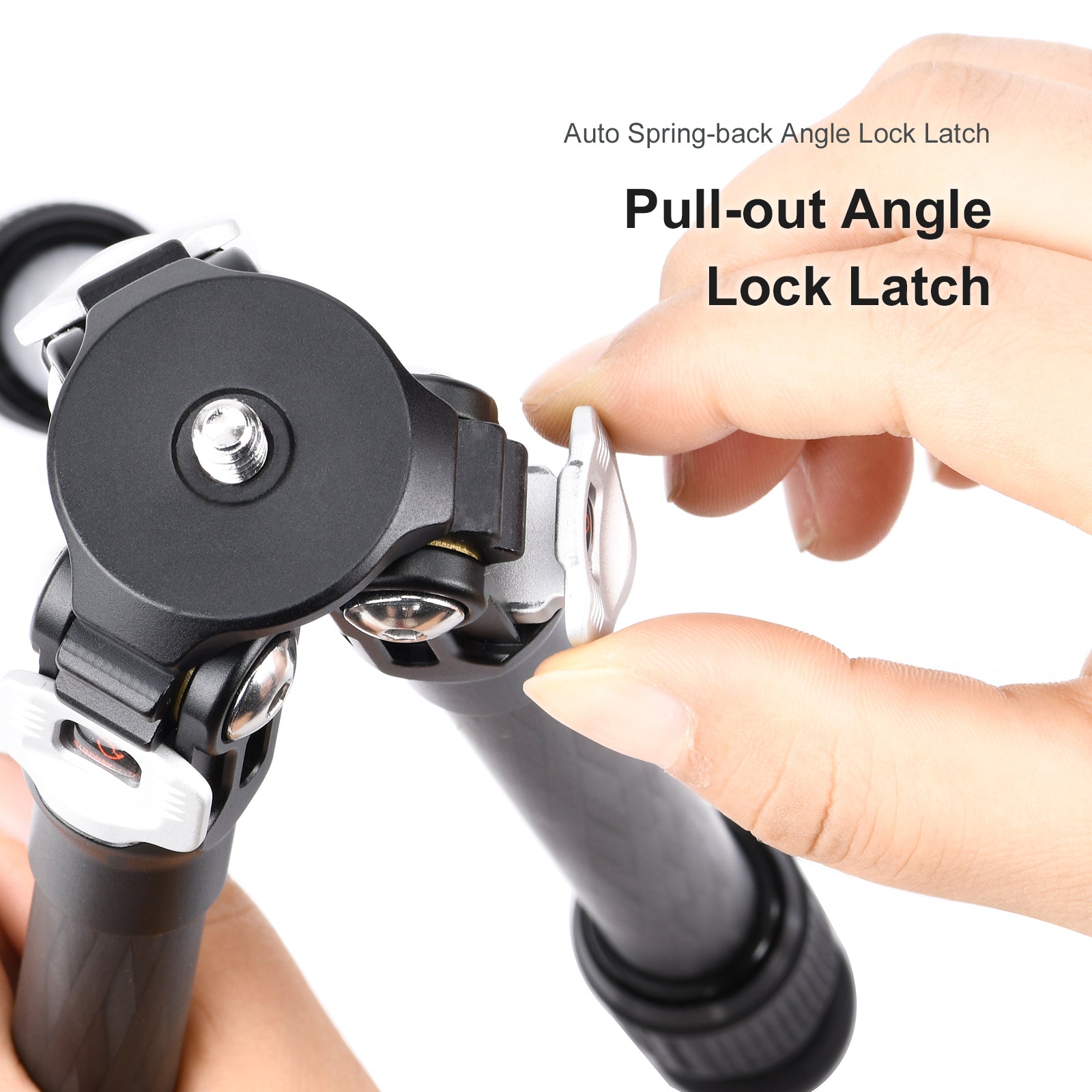 T16C20NII+XB-25  Mini Carbon Fiber Tripod for IPhone and DLSR and 25mm Ballhead,2 Sections