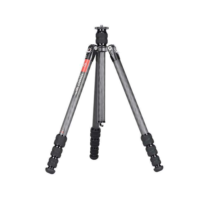 T2540CT Traveler Series Reverse Folding Carbon Fiber Tripod with Center Column, 4 Leg Sections, Top Tube Diameter 25mm