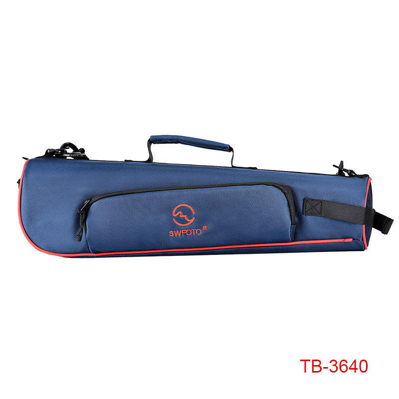 Tripod Carrying Case - Heavy Duty Nylon Bag with Shoulder Straps and Handles - Compact Case with Full Length Zippered Closure Plus External Pocket Fits Tripod with Head  21/22/25 Inches